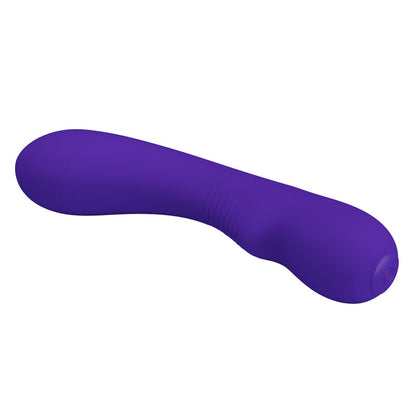 Vibrador recarregável Pretty Love Prescott Roxo de silicone macio