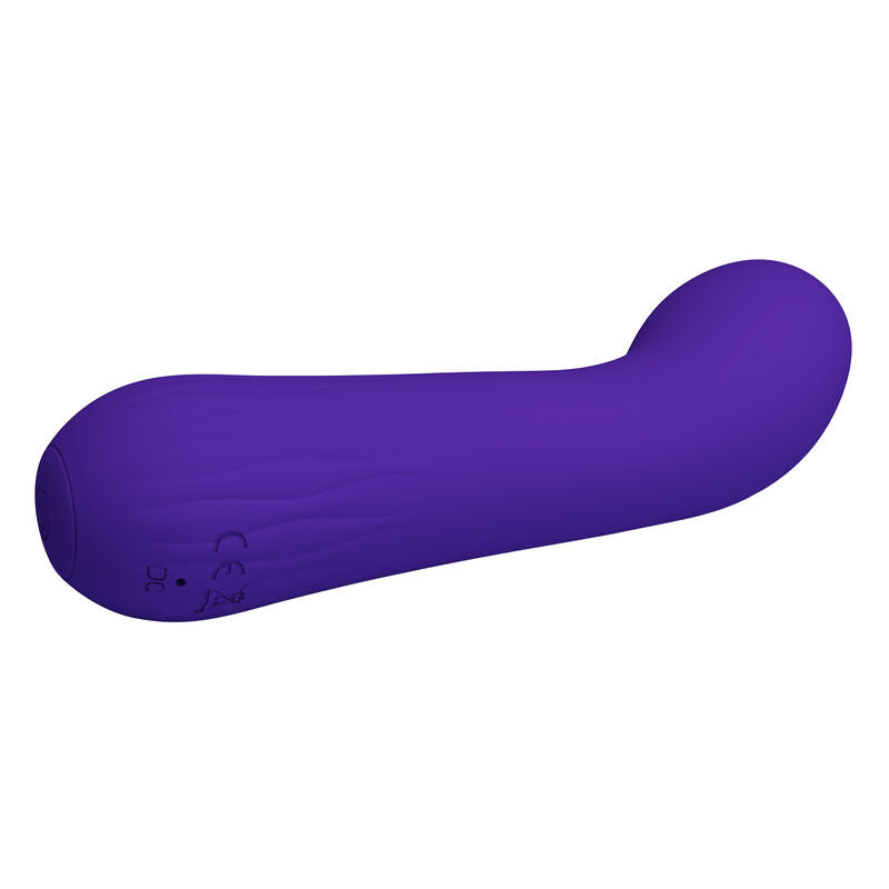 Vibrador Ponto G Recarregável Pretty Love Faun Roxo em silicone macio