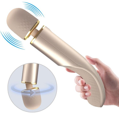 PRETTY LOVE Massageador Ergonómico 7 Vibrações USB Champanhe em silicone supermacio para estimulação