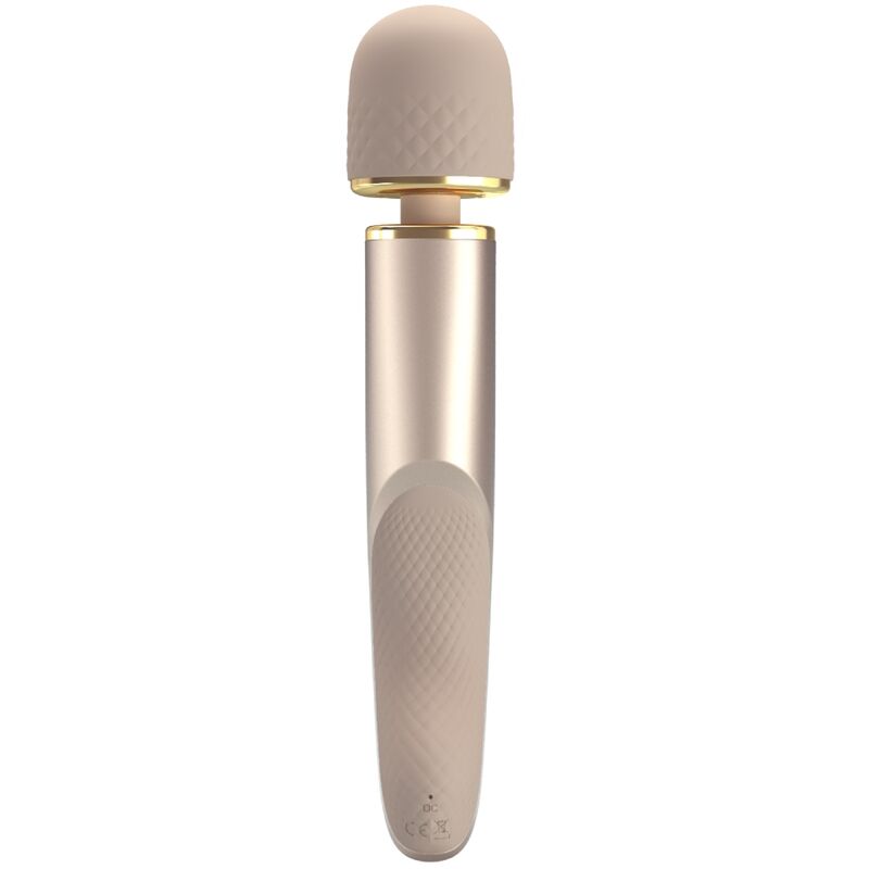 PRETTY LOVE Massageador Ergonómico 7 Vibrações USB Champanhe em silicone supermacio para estimulação