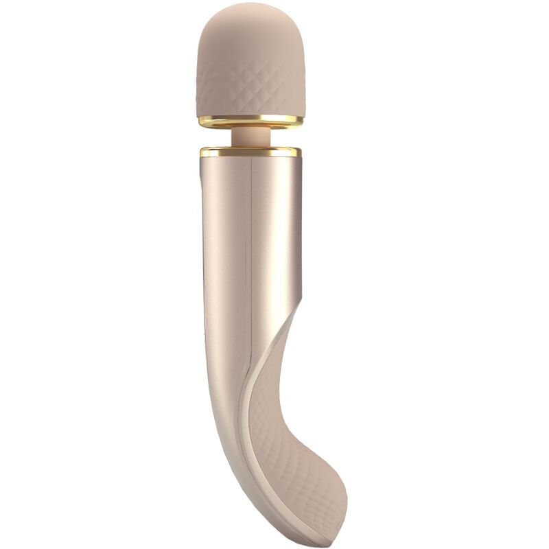 PRETTY LOVE Massageador Ergonómico 7 Vibrações USB Champanhe em silicone supermacio para estimulação