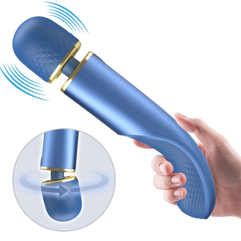 Close-up of the PRETTY LOVE Massageador with 7 Padrões de Vibração, showing its soft silicone texture and ergonomic design.
