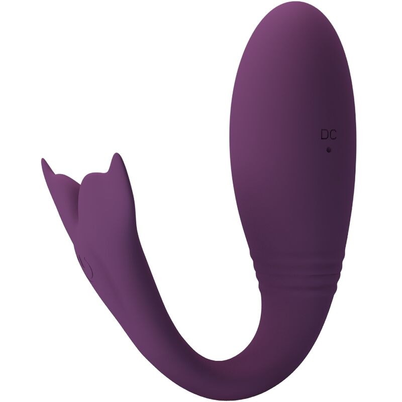 Vibrador PRETTY LOVE Jayleen roxo com controle via APP e remoto.