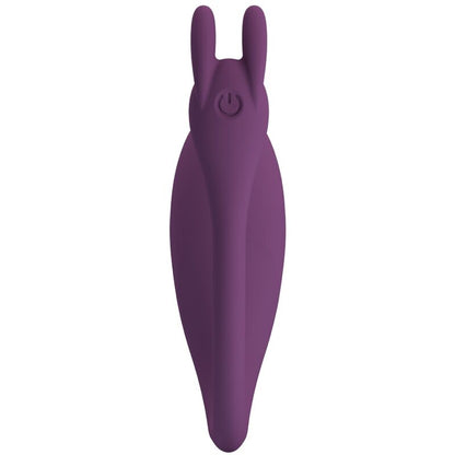 Close-up do Vibrador PRETTY LOVE Catalina App Controle Remoto Roxo, destacando seu design ergonômico e cor.