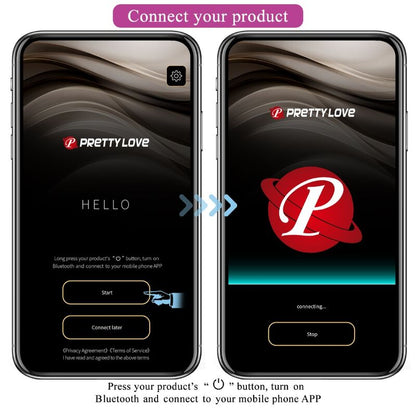 Bolas de Kegel Pretty Love Elvira Roxo com controlo via app e remoto