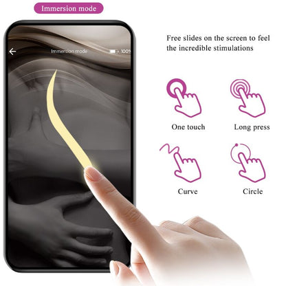 Bolas de Kegel Pretty Love Elvira Roxo com controlo via app e remoto