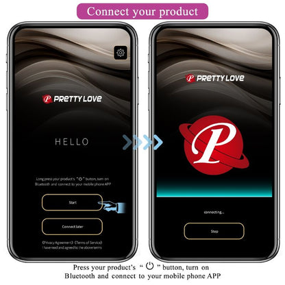 PRETTY LOVE Billy Vibrador para Casais com Controle Remoto e App Roxo