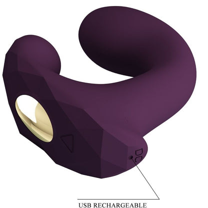 PRETTY LOVE Billy Vibrador para Casais com Controle Remoto e App Roxo