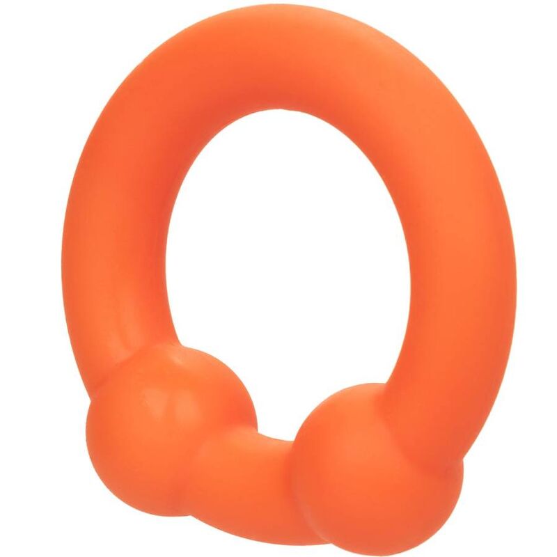 Anel Peniano de Bola Dupla Alpha Laranja
