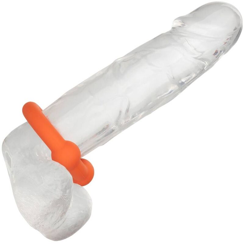 Anel Peniano de Bola Dupla Alpha Laranja
