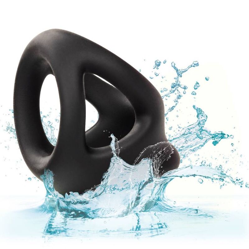 Anel Peniano Alpha de Gaiola Dupla Preto