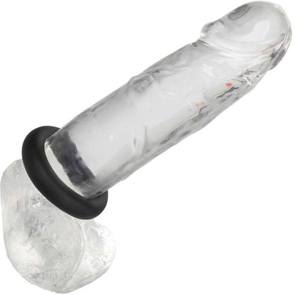 Anel Peniano Prolongador Alpha de Silicone Líquido Preto