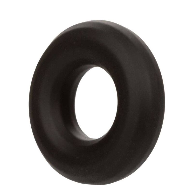 Anel Peniano Prolongador Alpha de Silicone Líquido Preto