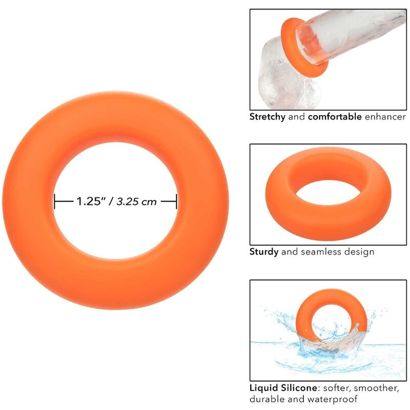 Anel Peniano Alpha Prolong Grande Laranja