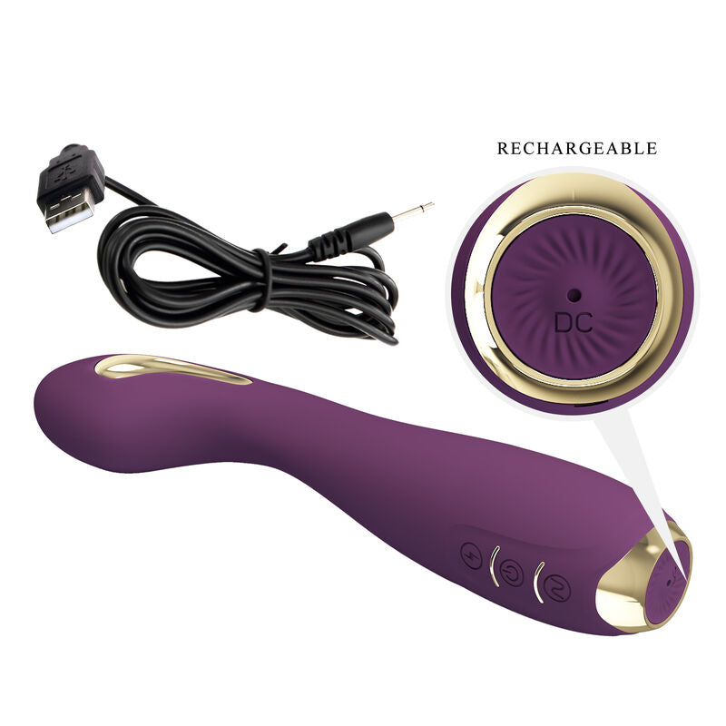 PRETTY LOVE Hector Vibrador Eletrochoque com Controle Via App Roxo