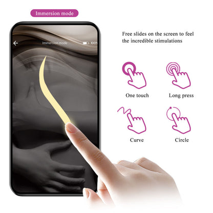 PRETTY LOVE Hector Vibrador Eletrochoque com Controle Via App Roxo