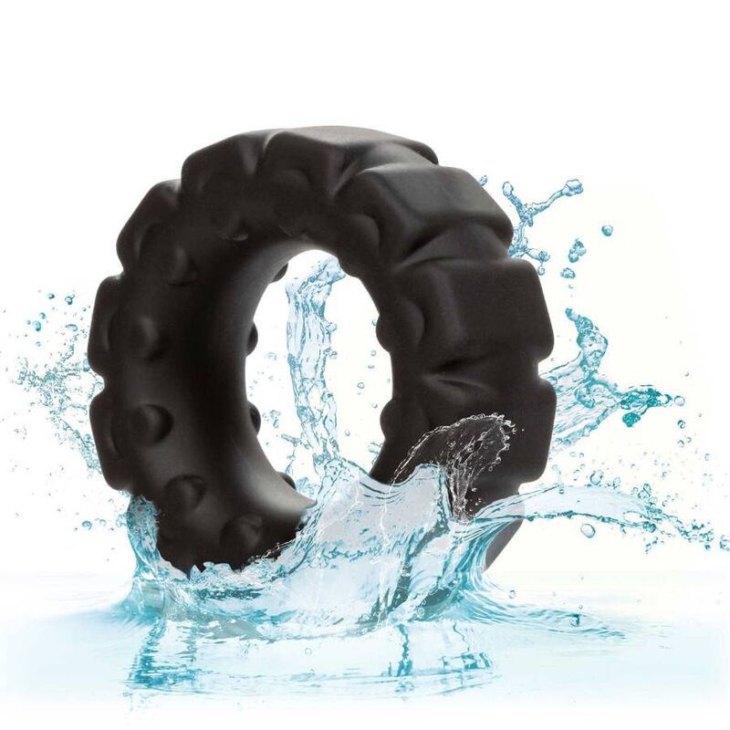 Anel Peniano Alpha Prolong Tread Preto