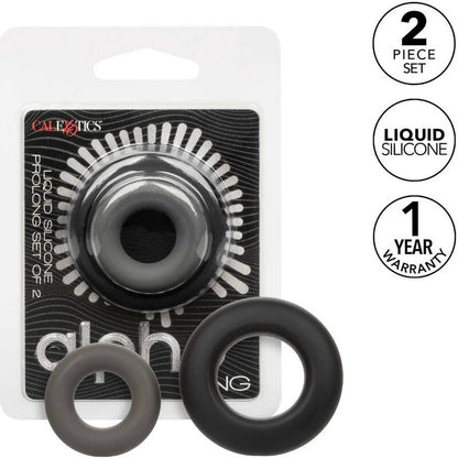 Anéis Penianos Alpha Conjunto Prolong de 2, Cinza