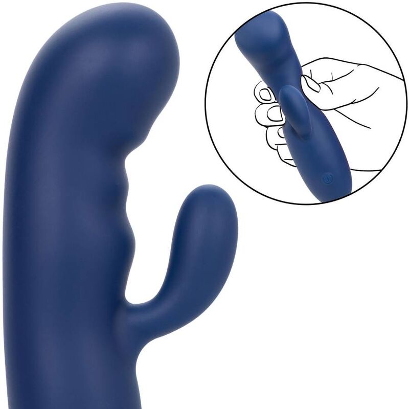 Vibrador Ponto G Cashmere Silk Duo Azul