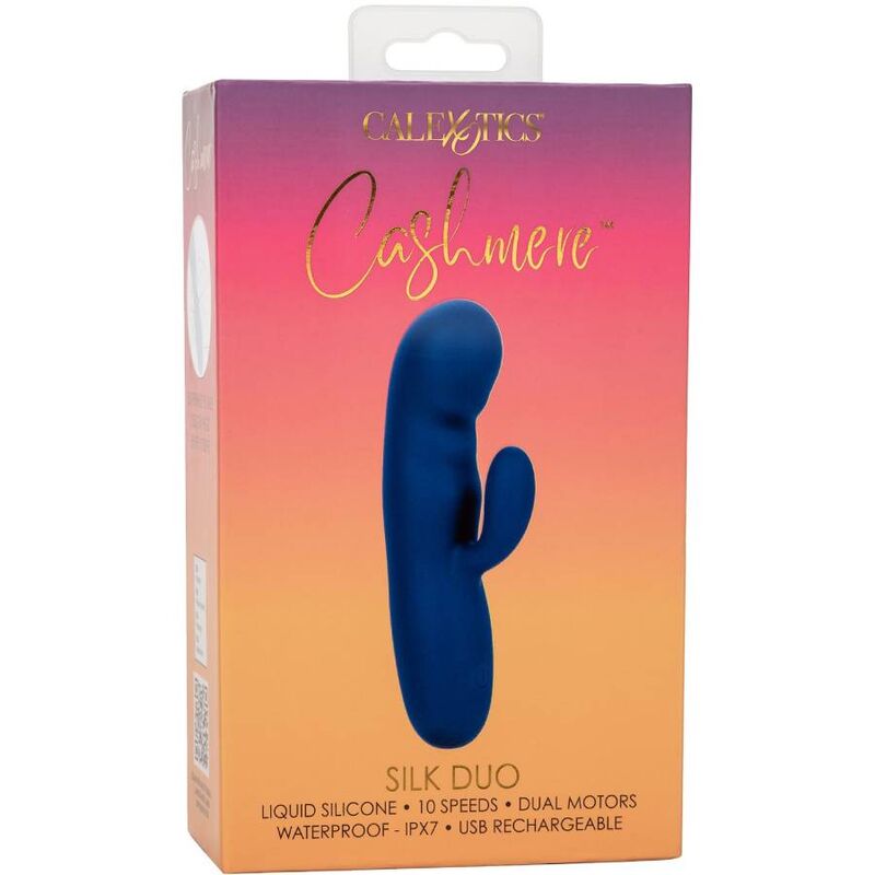 Vibrador Ponto G Cashmere Silk Duo Azul
