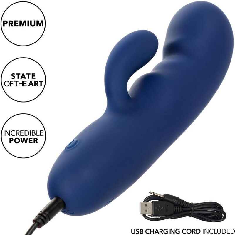 Vibrador Ponto G Cashmere Silk Duo Azul
