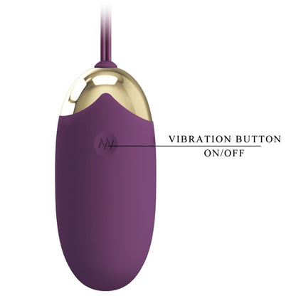 Close-up of the PRETTY LOVE Vibrador Abner APP com Controle Lilás showing its ergonomic design and silicone texture.