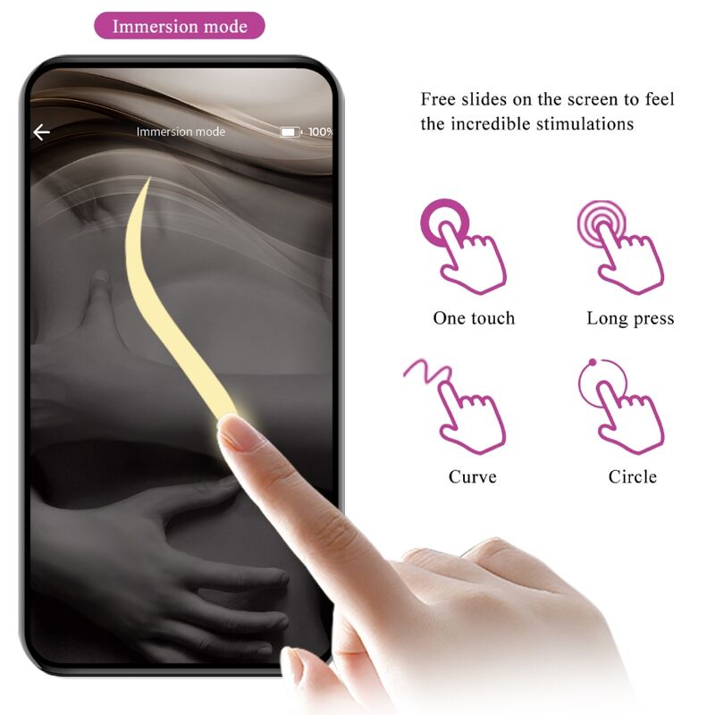 Close-up of the PRETTY LOVE Vibrador Abner APP com Controle Lilás showing its ergonomic design and silicone texture.