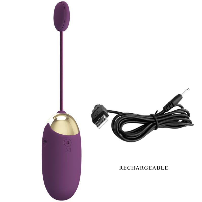 Close-up of the PRETTY LOVE Vibrador Abner APP com Controle Lilás showing its ergonomic design and silicone texture.