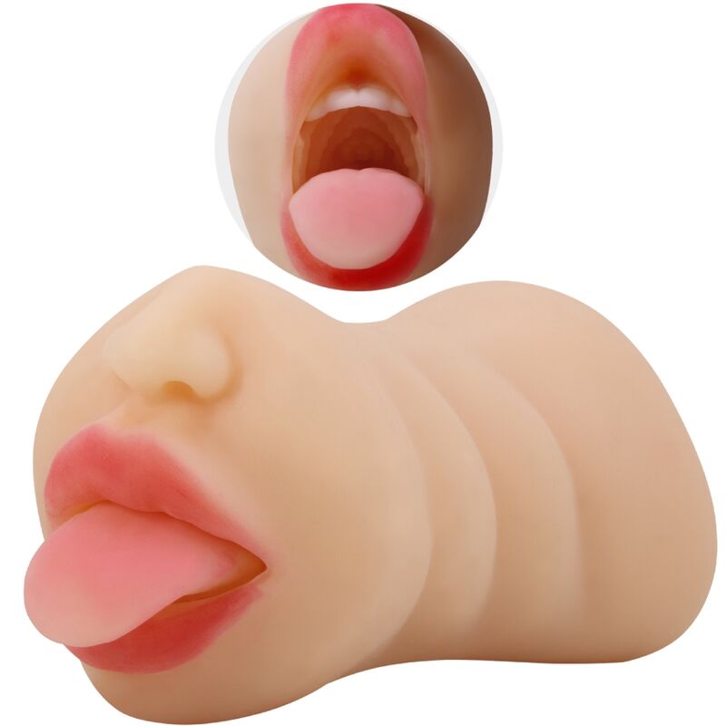 Masturbador Masculino com Dupla Entrada em Forma de Vagina