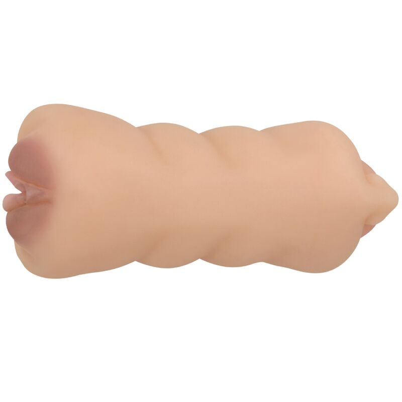 Masturbador Masculino com Dupla Entrada em Forma de Vagina
