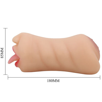 Masturbador Masculino com Dupla Entrada em Forma de Vagina
