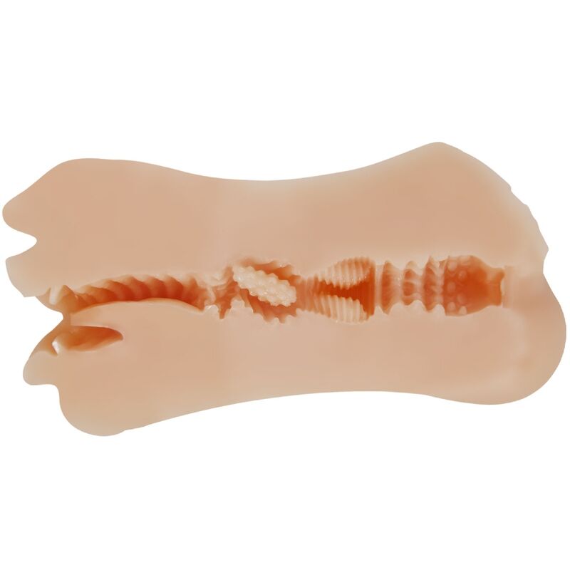 Masturbador Masculino com Canais Duplos e Forma de Vagina
