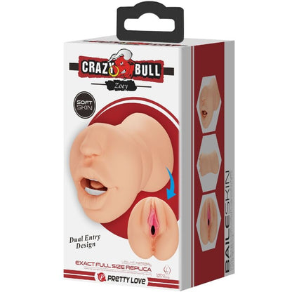 Masturbador Masculino com Canais Duplos e Forma de Vagina