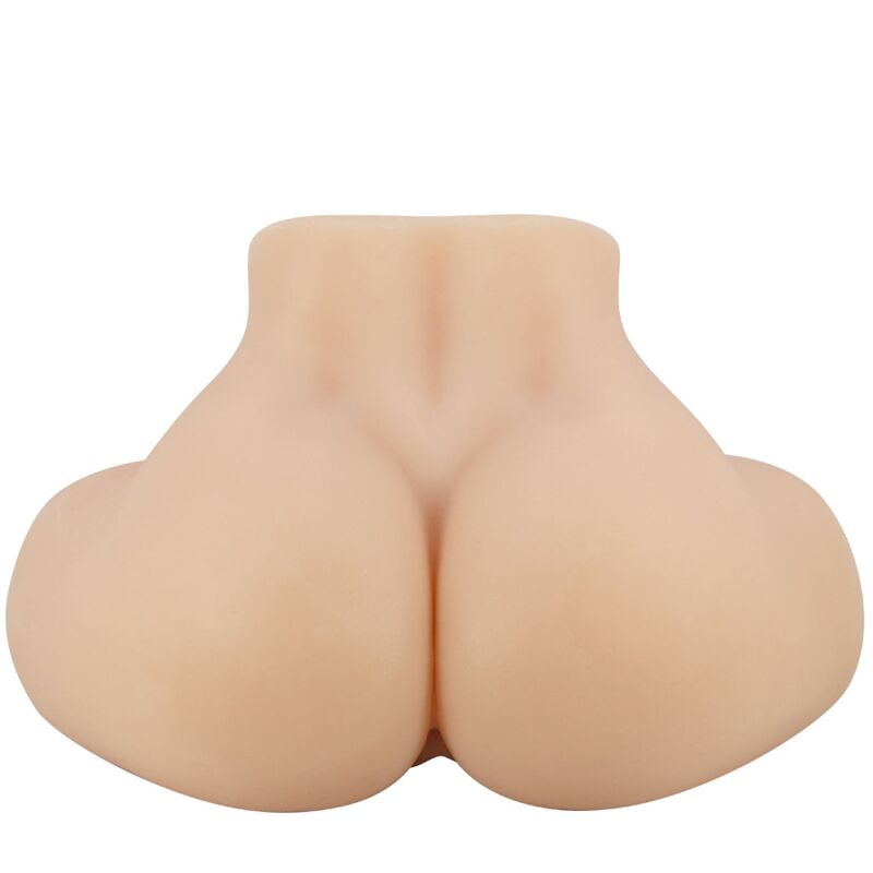 Masturbador Realista de Vagina e Ânus com Vibrador Integrado