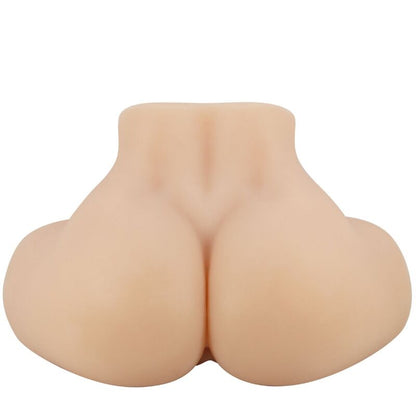 Masturbador Realista de Vagina e Ânus com Vibrador Integrado