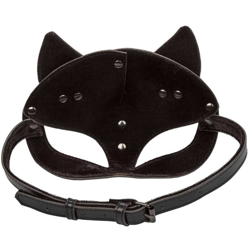 Máscara de Gato Euphoria para BDSM em Couro Vegano