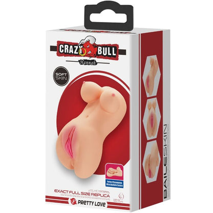 Masturbador Realista Duplo com Vagina e Ânus