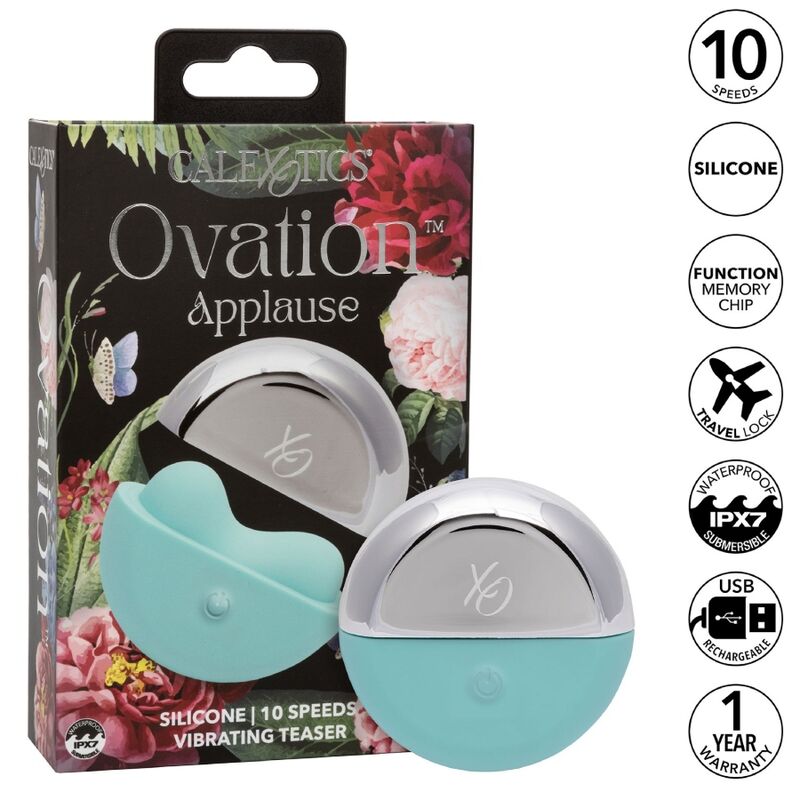 Estimulador Vibratório Ovation Applause Aqua Green