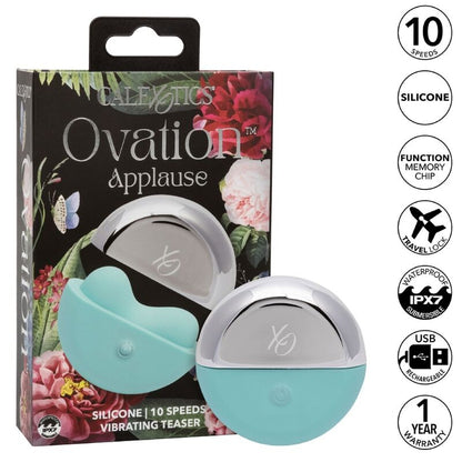 Estimulador Vibratório Ovation Applause Aqua Green