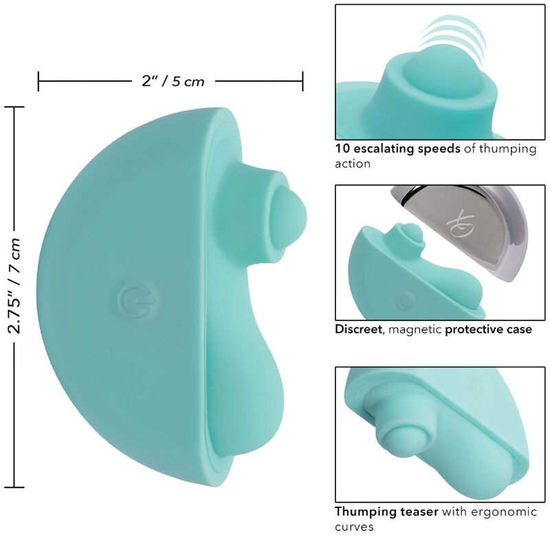 Estimulador Acclaim Aqua Green com Curvas Ergonómicas