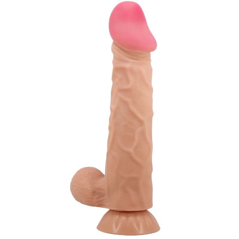 Dildo Pretty Love Realístico Sliding Skin com Ventosa de 24 CM