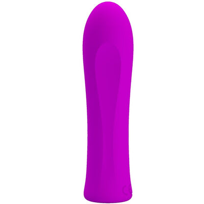 Vibrador Pretty Love Alfreda de silicone violeta com 12 funções de vibração e design compacto