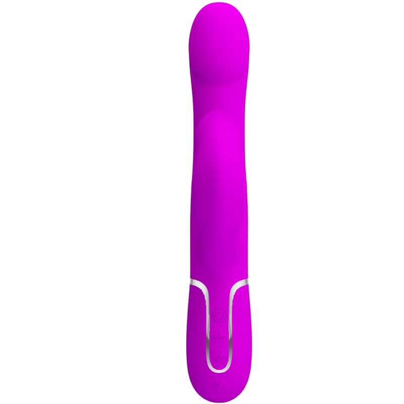 Vibrador Coelho PRETTY LOVE Pérolas Violeta para estimulação clitoriana e ponto G.