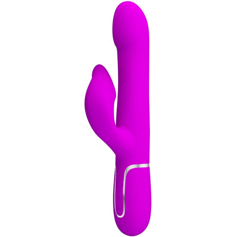 Vibrador Coelho PRETTY LOVE Pérolas Violeta para estimulação clitoriana e ponto G.