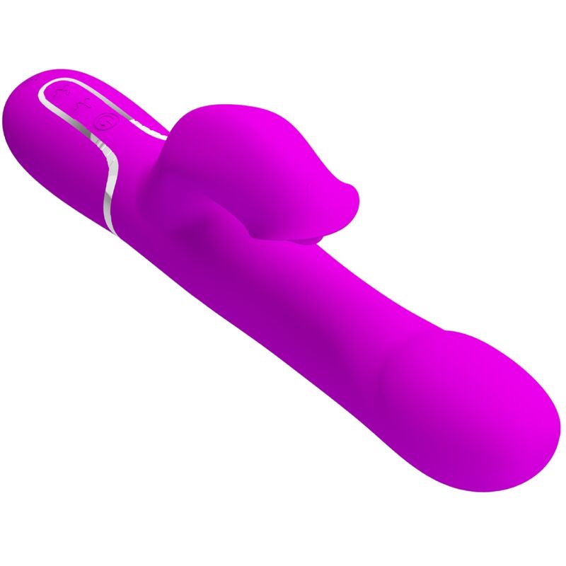 Vibrador Coelho PRETTY LOVE Pérolas Violeta para estimulação clitoriana e ponto G.