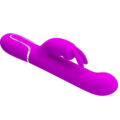 Vibrador Pretty Love Coelho com Pérolas Rotativas e Dupla Estimulação Violeta