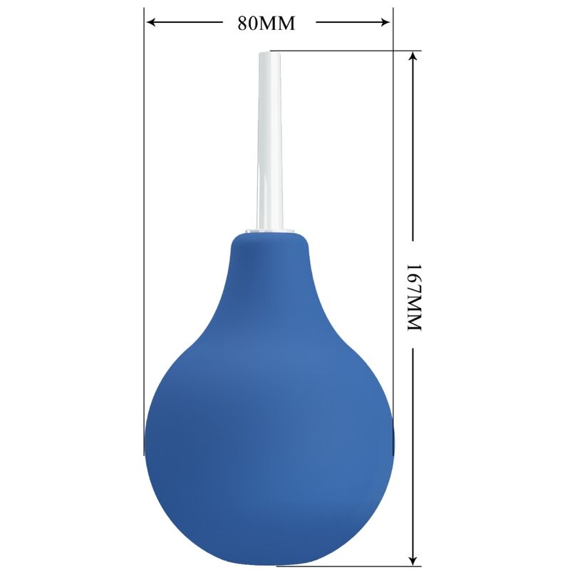 MR PLAY Ducha Anal Super Power Azul para higiene íntima.