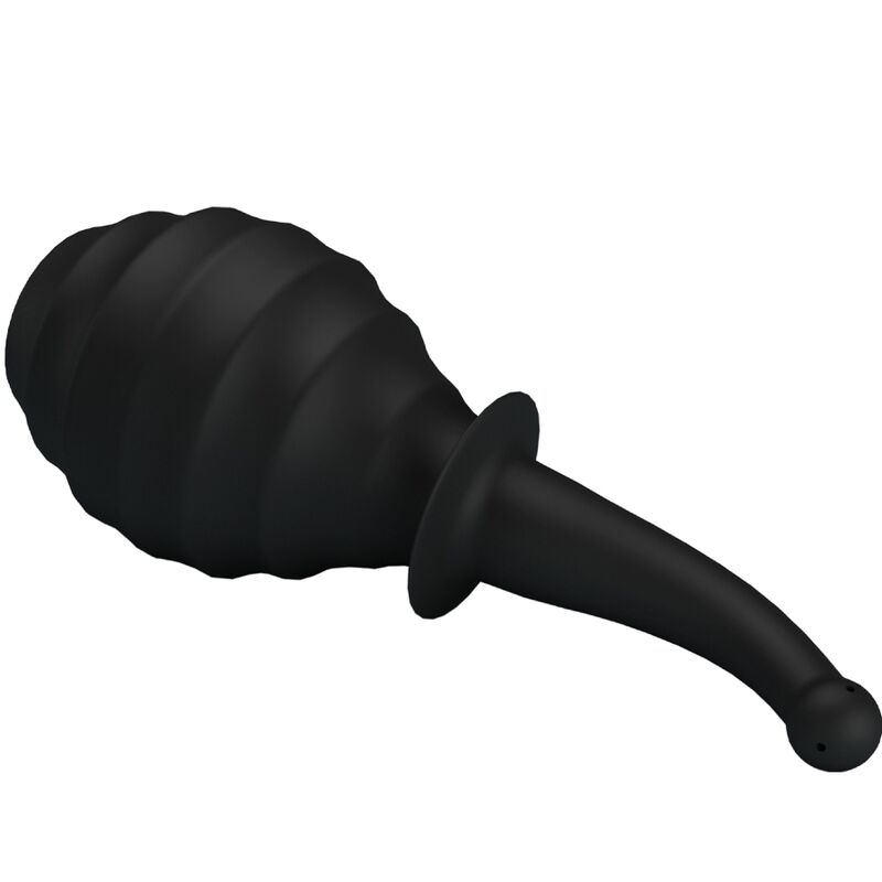MR PLAY Ducha Anal Super Power Preta Grande Capacidade para higiene íntima.