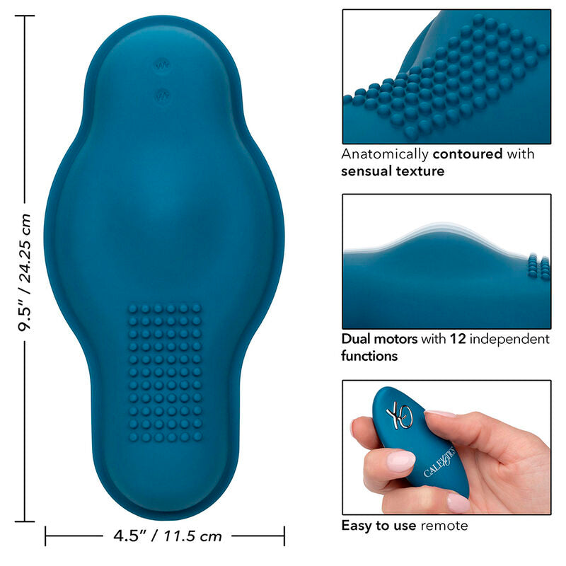 Vibrador de Duplo Motor com Controlo Remoto