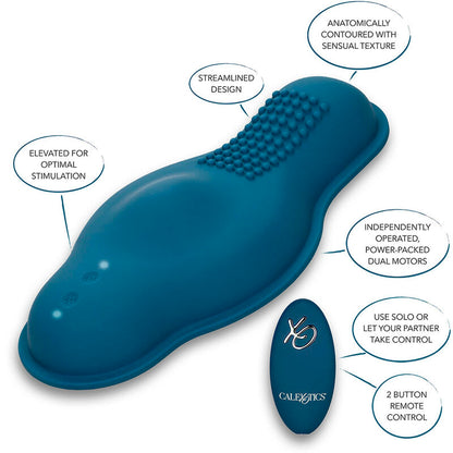 Vibrador de Duplo Motor com Controlo Remoto